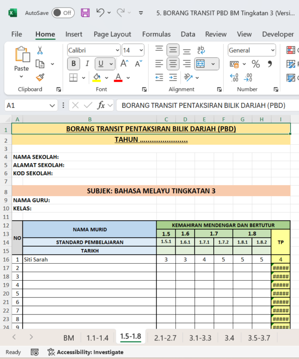 RPH Bahasa Melayu Tingkatan 3 (SMK) 2025/2026 - Image 8