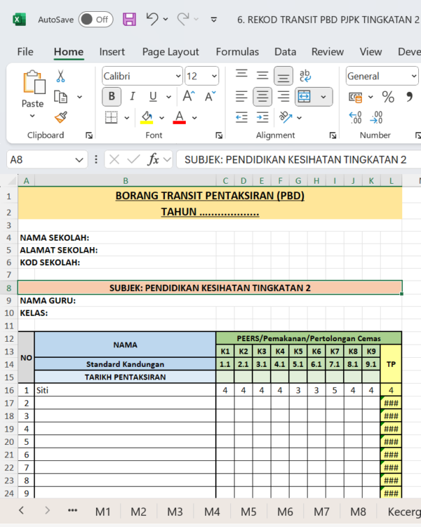 RPH PJPK Tingkatan 2 (SMK) 2025/2026 - Image 7