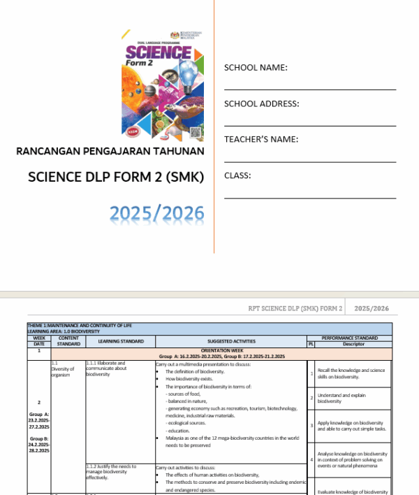 Borang Transit PBD - SCIENCE DLP Form 2 - Image 8